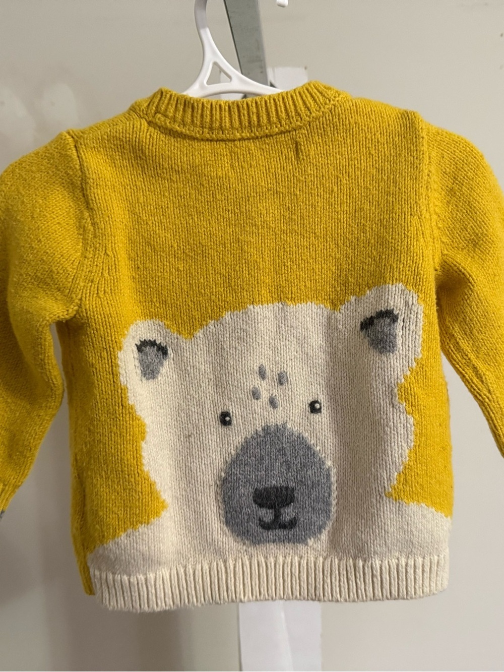 Baby Boden Wool Blend Polar Bear Cardigan - Picture 4 of 8